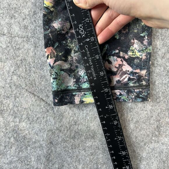 Lululemon Wunder Under Leggings Womens 8 Dapple Daze Multi Crop Yoga - Picture 3 of 9